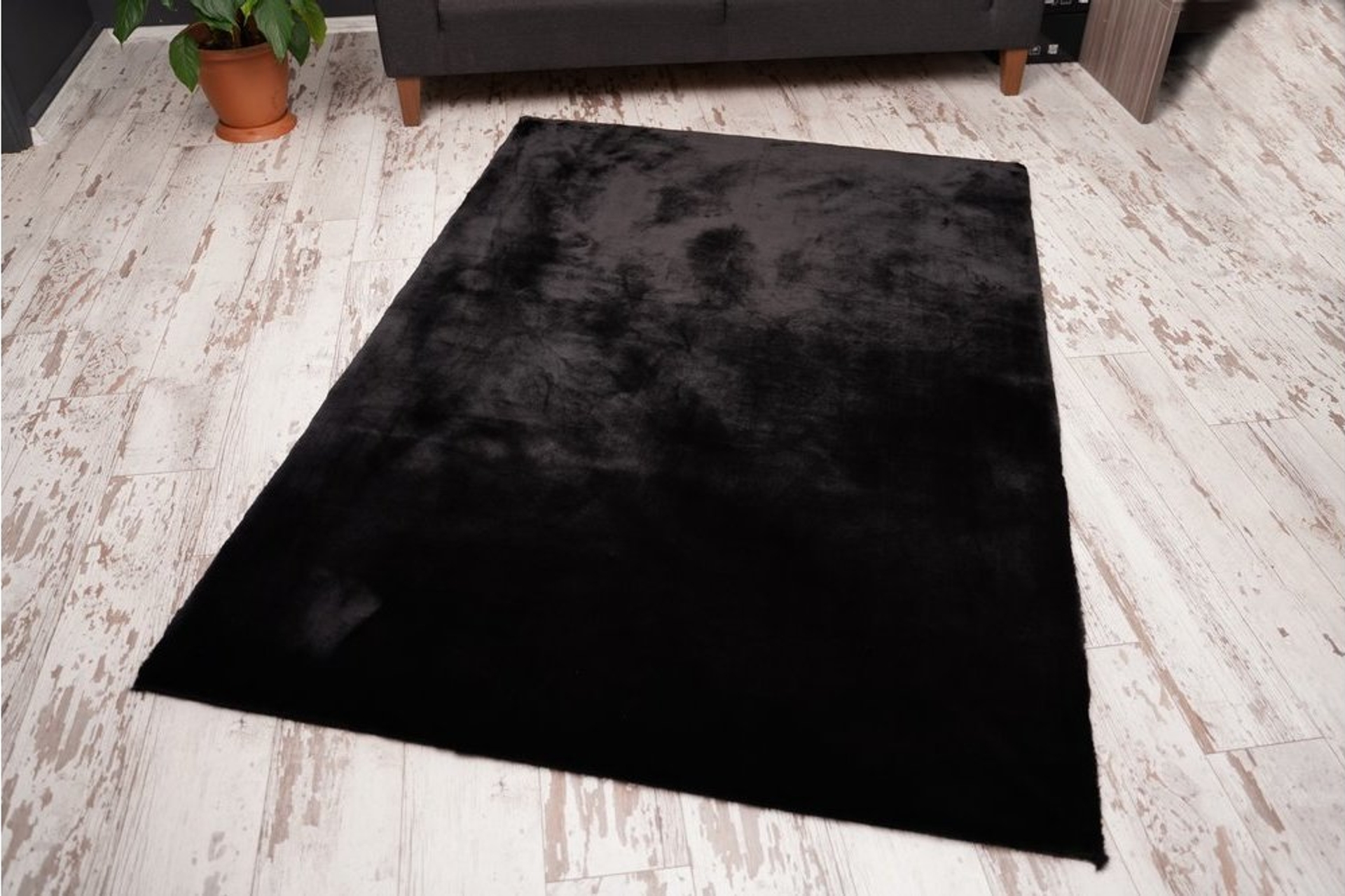 Tappeto Rex Dekoratif Post Halı- Siyah- 80X300 -1