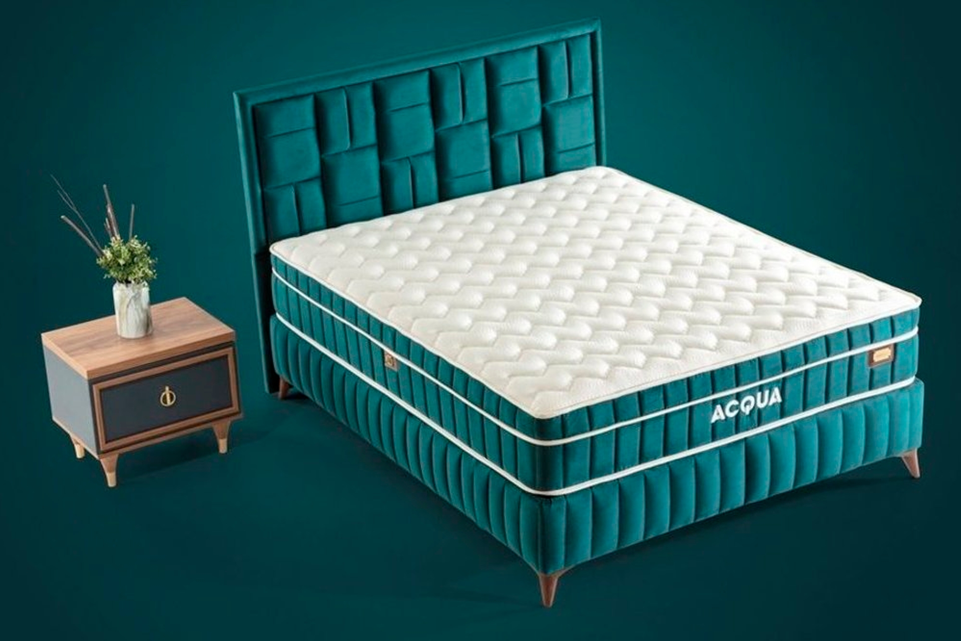 ACQUA YATAK YEŞİL 100X200 FİYATI Vivense