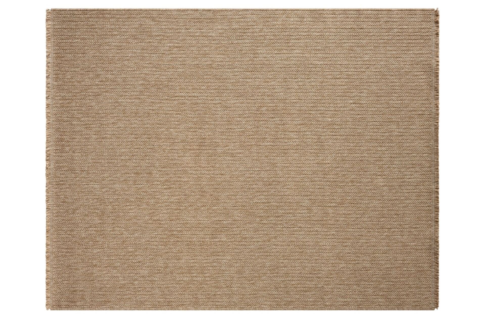 Queen Serisi Jüt Hasır Görünümlü Dokuma Makine Halısı- Bej- 160X230- 670 - 1