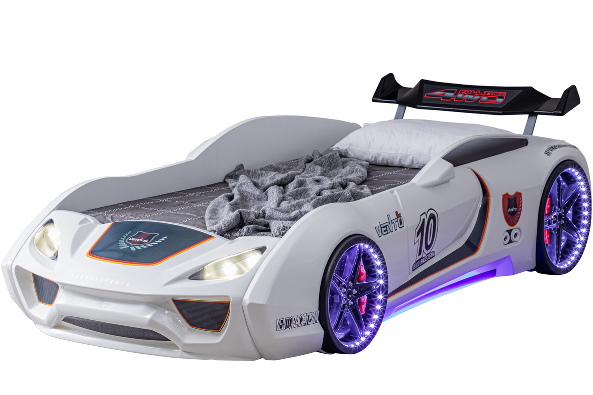 vento cooper full ledli ruzgarlikli arabali yatak beyaz fiyati vivense