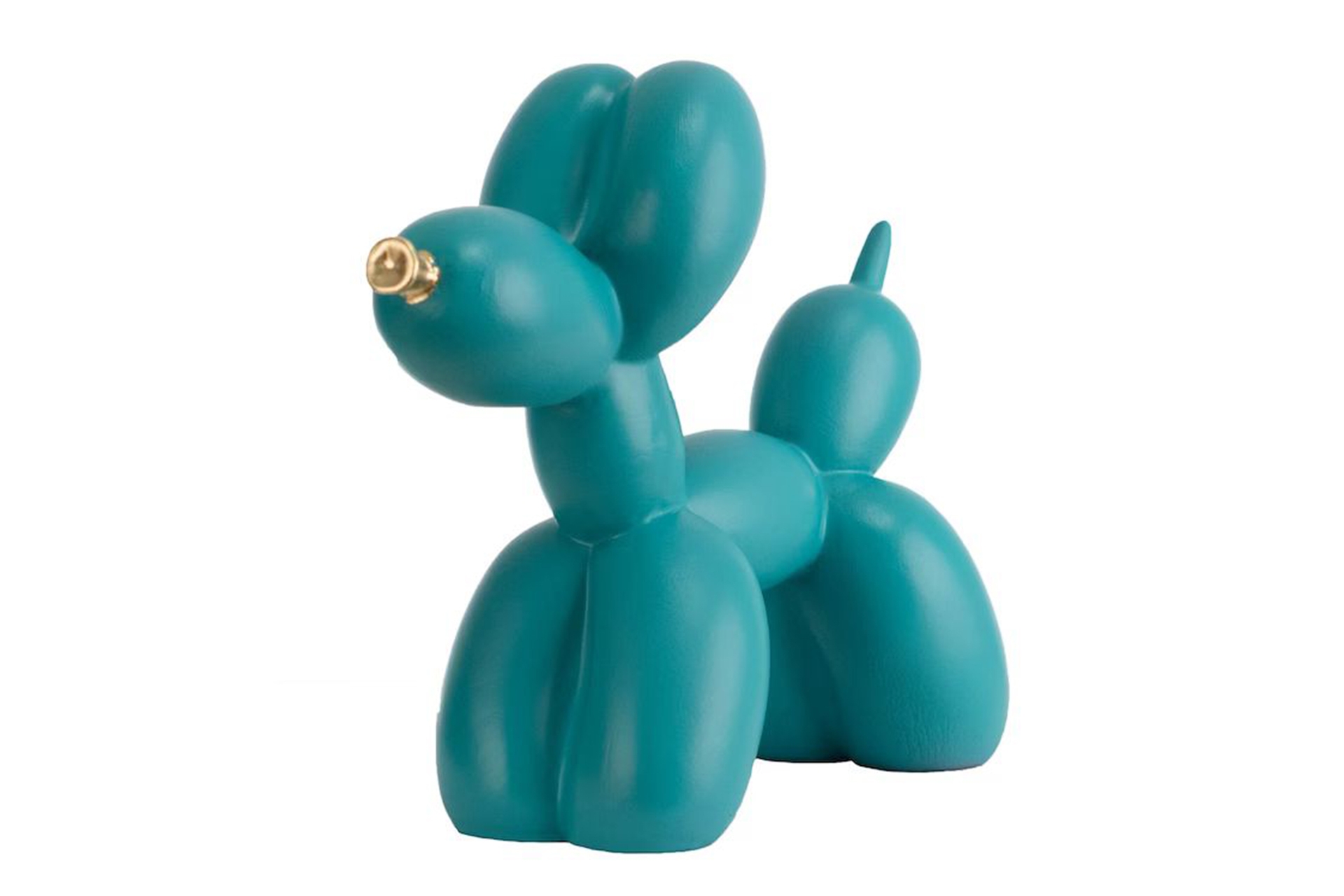 Balon Köpek Gold Burunlu Küçük Boy- Turkuaz -1