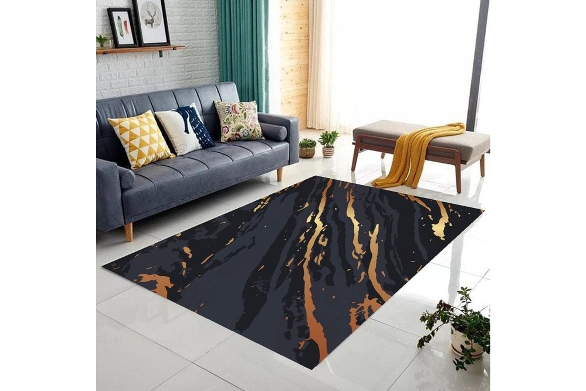 KARNAVAL MERMER DESEN MODERN HALI KH0768 100*150 FİYATI Vivense