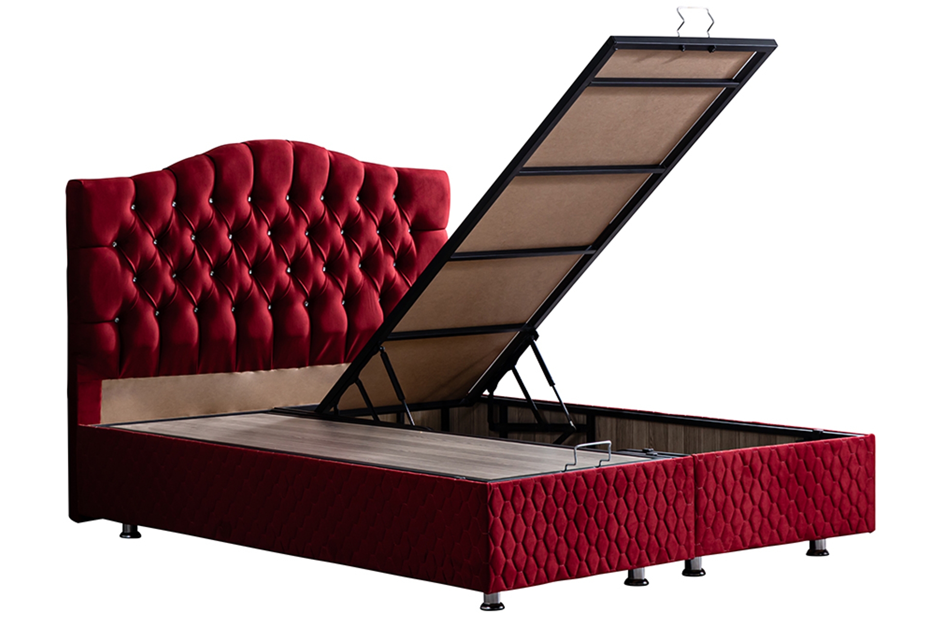 Zümrüt New Baza Ve Başlık Seti- Bordo- 120X200 -1