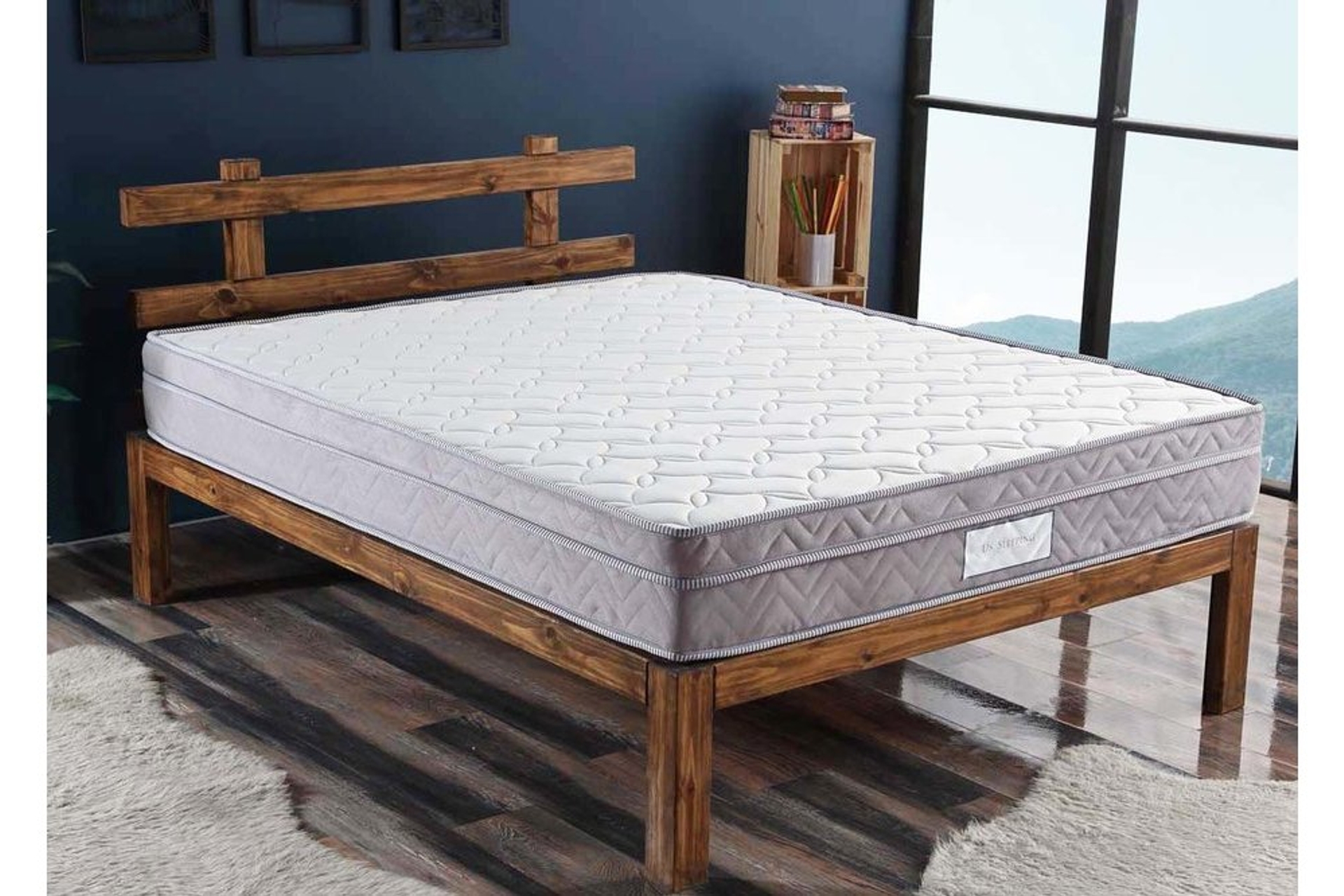 US. SLEEPING ULTRA ORTOPEDİK SUPER GRAY YAYLI YATAK 140 X US. SLEEPING ULTRA ORTOPEDİK SUPER GRAY YAYLI YATAK 140 X