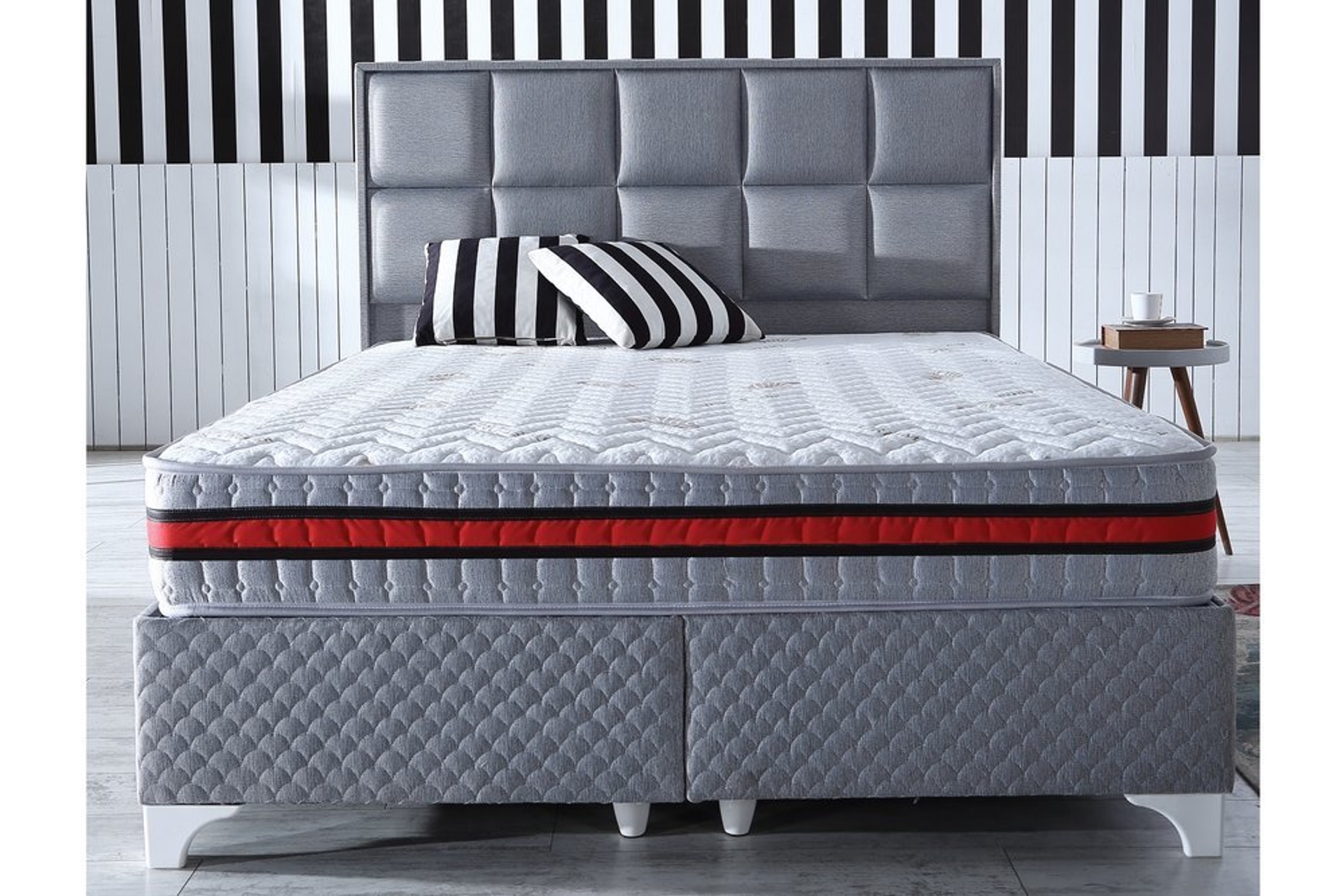 ROYAL LUX BEDDİNG SMART ULTRA PAKET YAYLI ÇİFT KİŞİLİK YATAK, 140X190