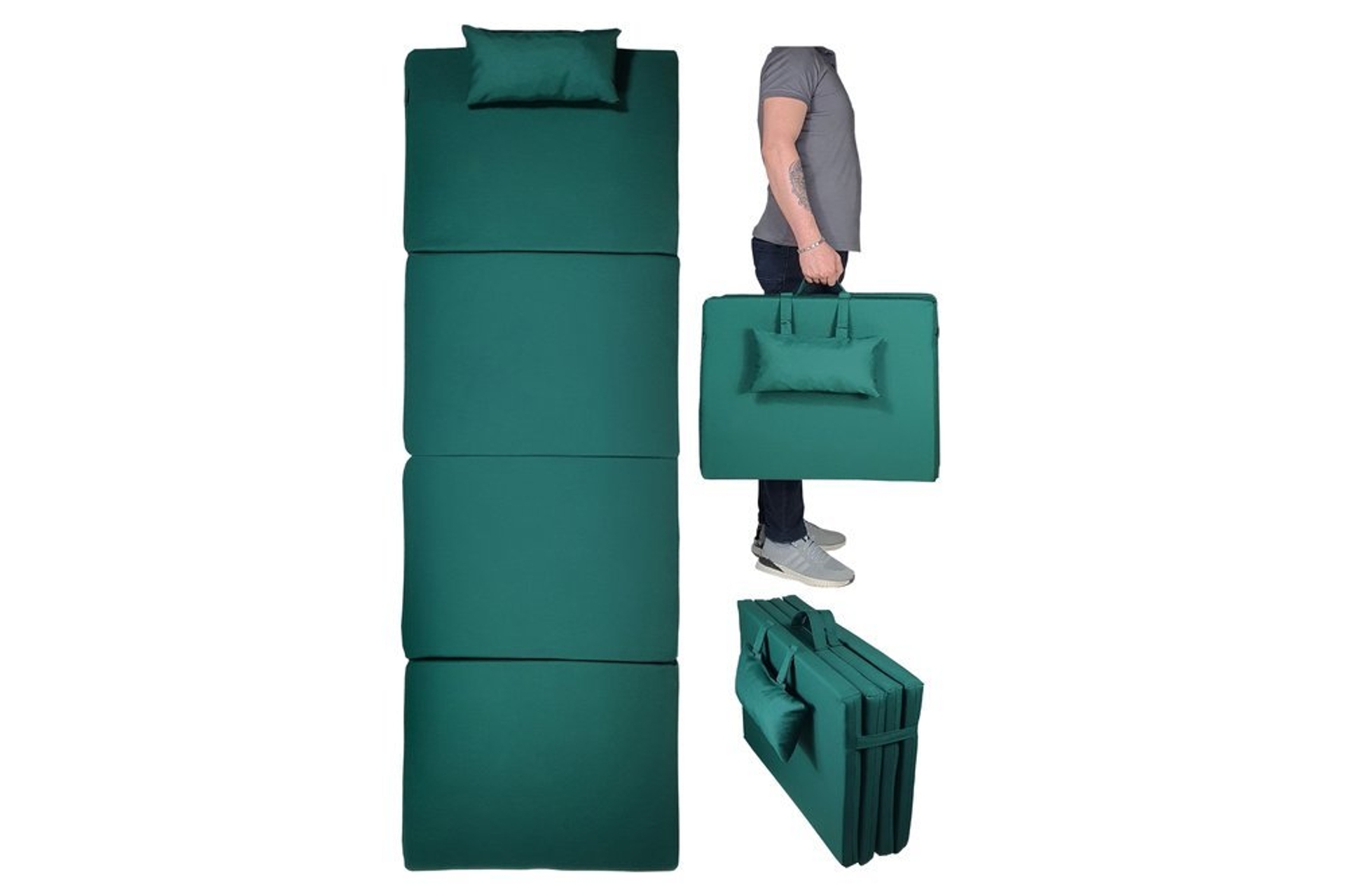 bysay tasinabilir katlanir sezlong kamp yatagi minderi haki fiyati vivense