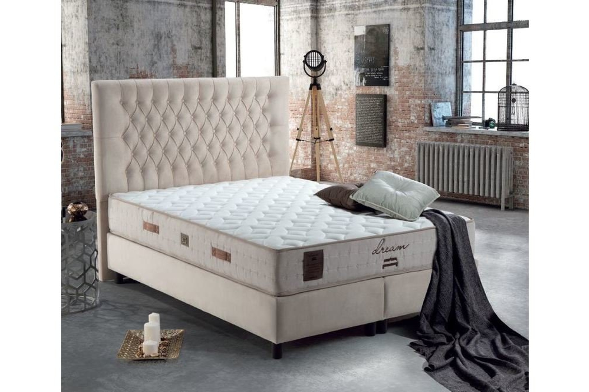 dream baza baslik yatak seti 150x200 fiyati vivense