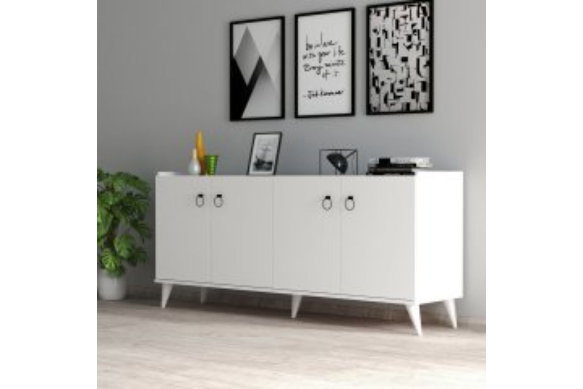 MODERN KONSOL, BEYAZ, KSL0101