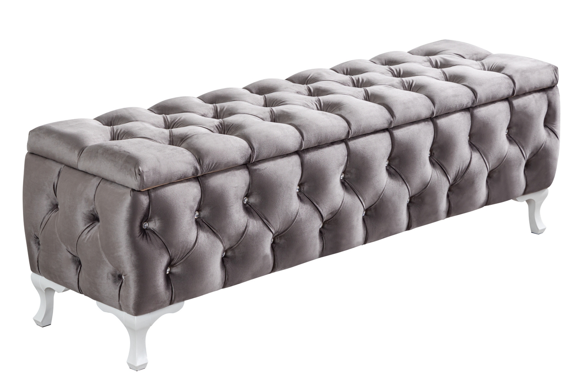 Cappy Bench Yatak Ayak Ucu Pufu Acik Gri 90x40x50 Fiyati Vivense
