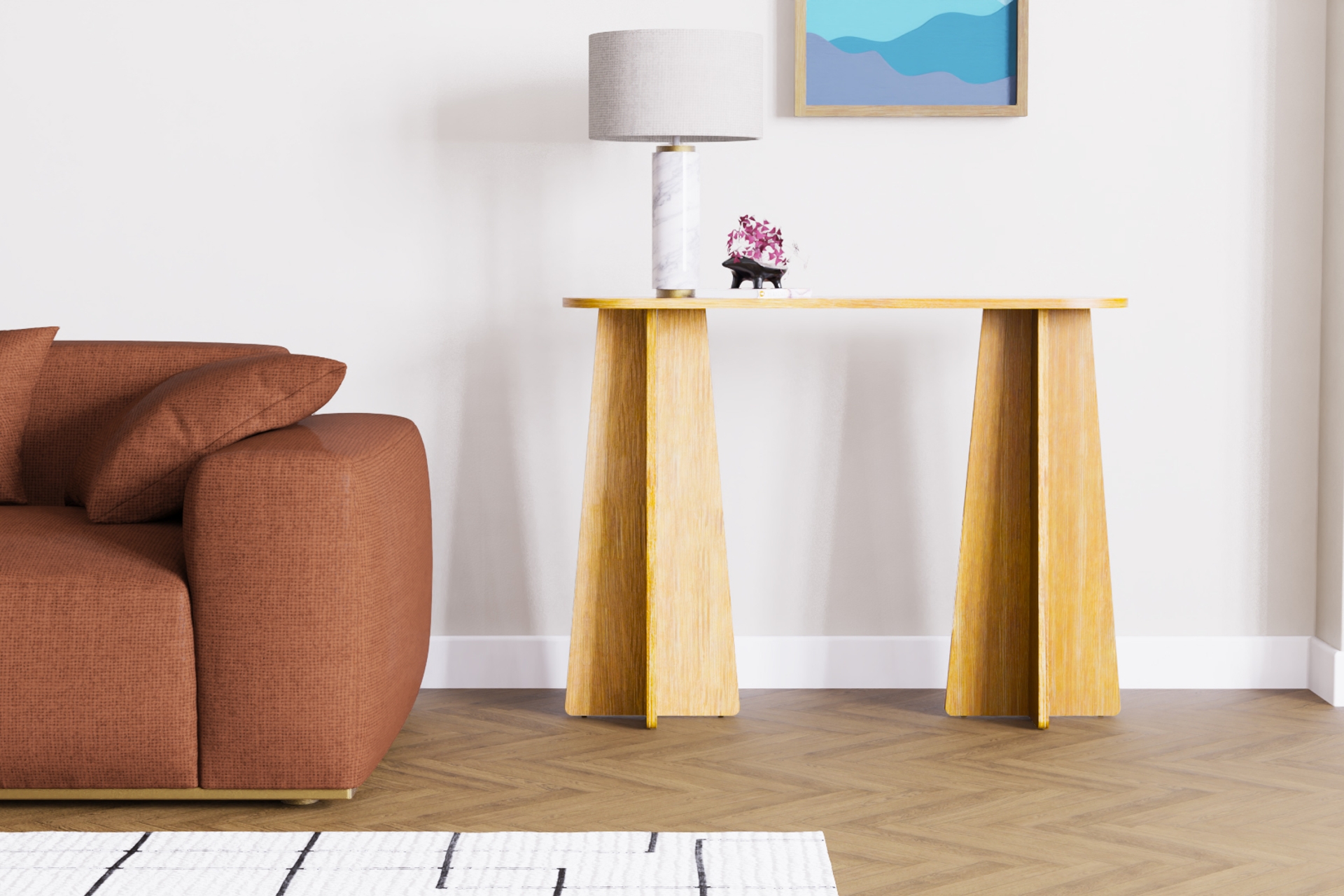 ROUNDRY AHŞAP DRESUAR, CEVİZ, 100 CM FİYATI - Vivense