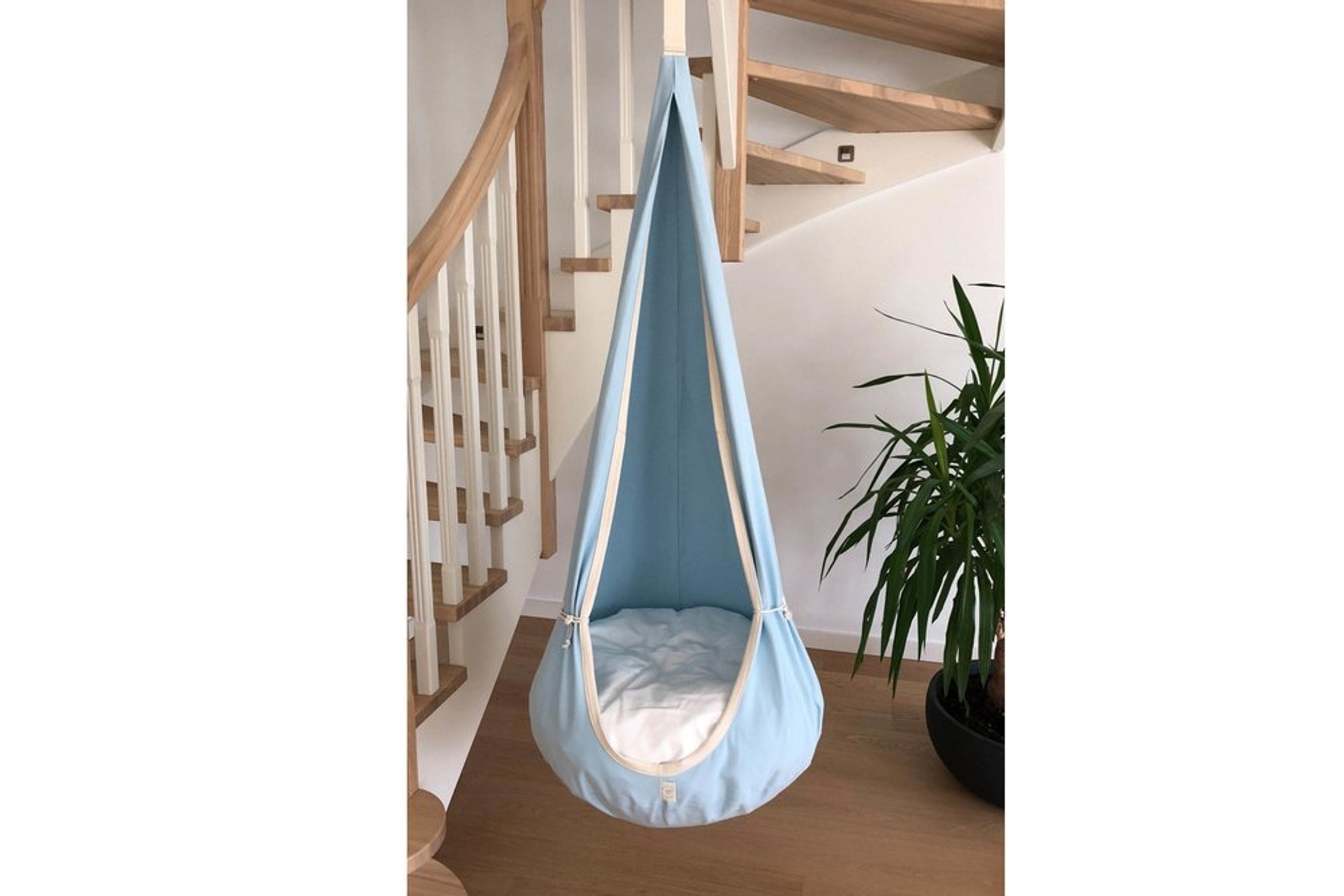 ÇOCUK BEBEK SALINCAK MODERN MAVİ FİYATI Vivense