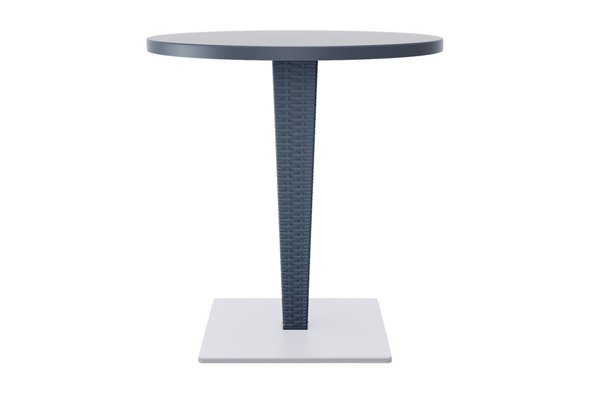 RATTAN RİVA YUVARLAK MASA KOYU GRİ FİYATI Vivense