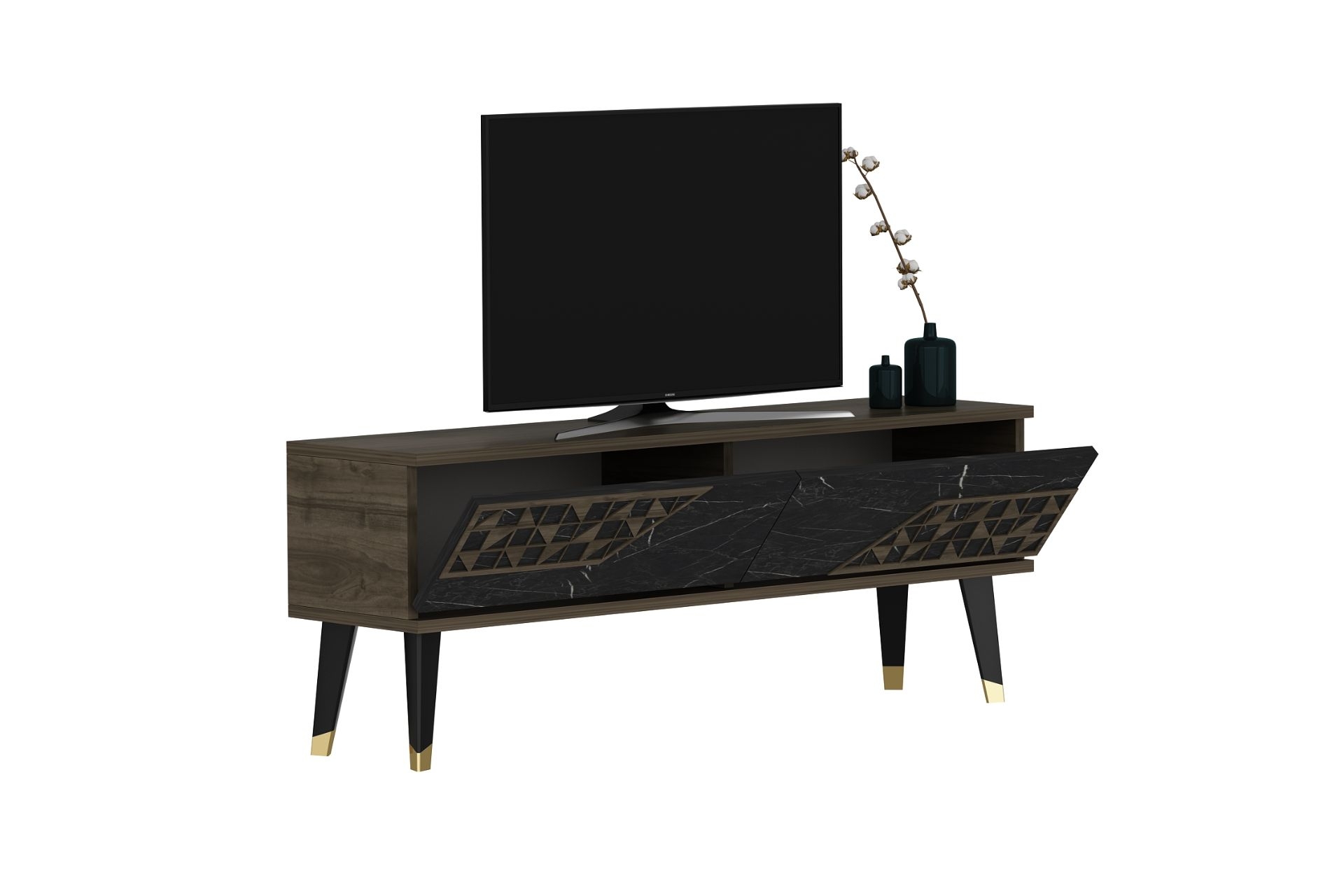 TORONTO TV SEHPASI, 2 KAPAKLI, CEVİZ ROYALMERMER FİYATI Vivense