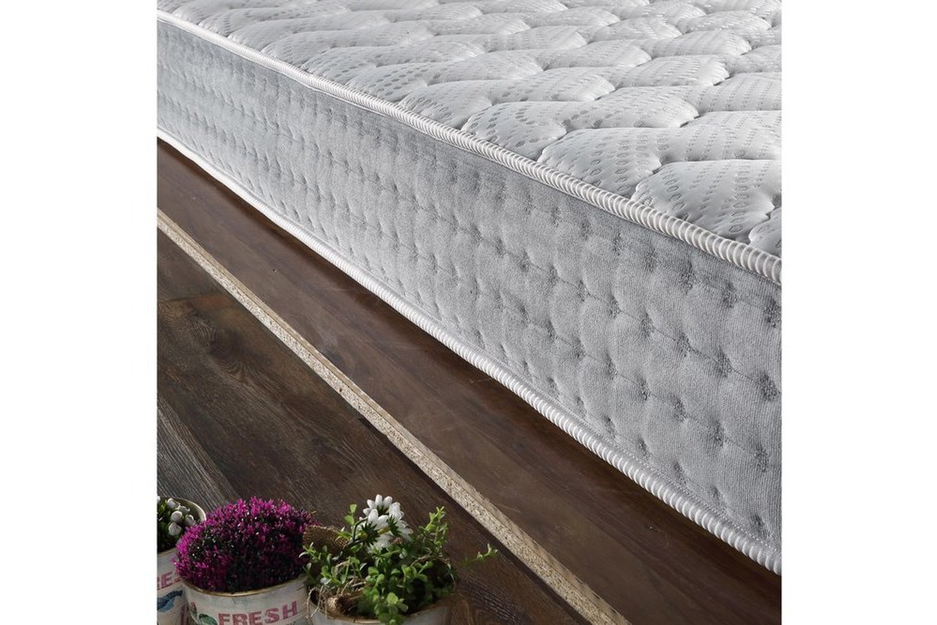 FULL ORTOPEDİK GREY YAYLI YATAK 160 X 200 FİYATI Vivense