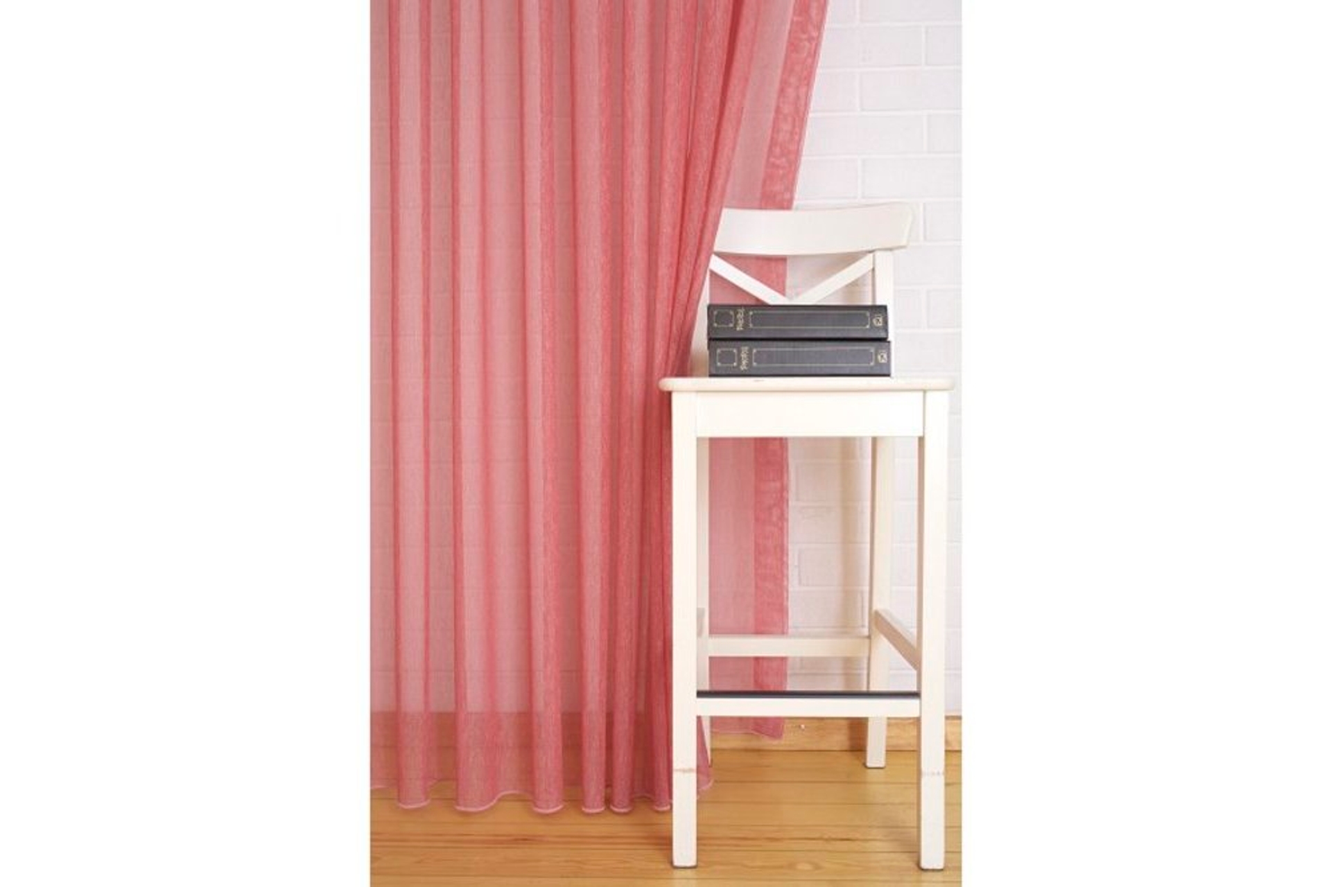 Massarelli Keten Tül Nar Rengi 1-2 Seyrek Pile 150X260 -1