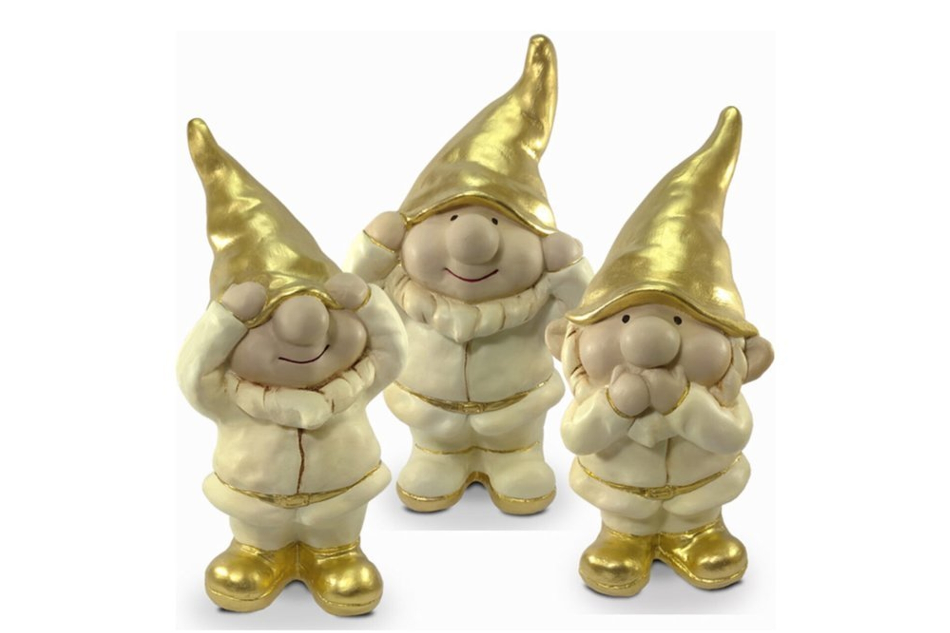 Kerst Kabouters Sculptuur Set