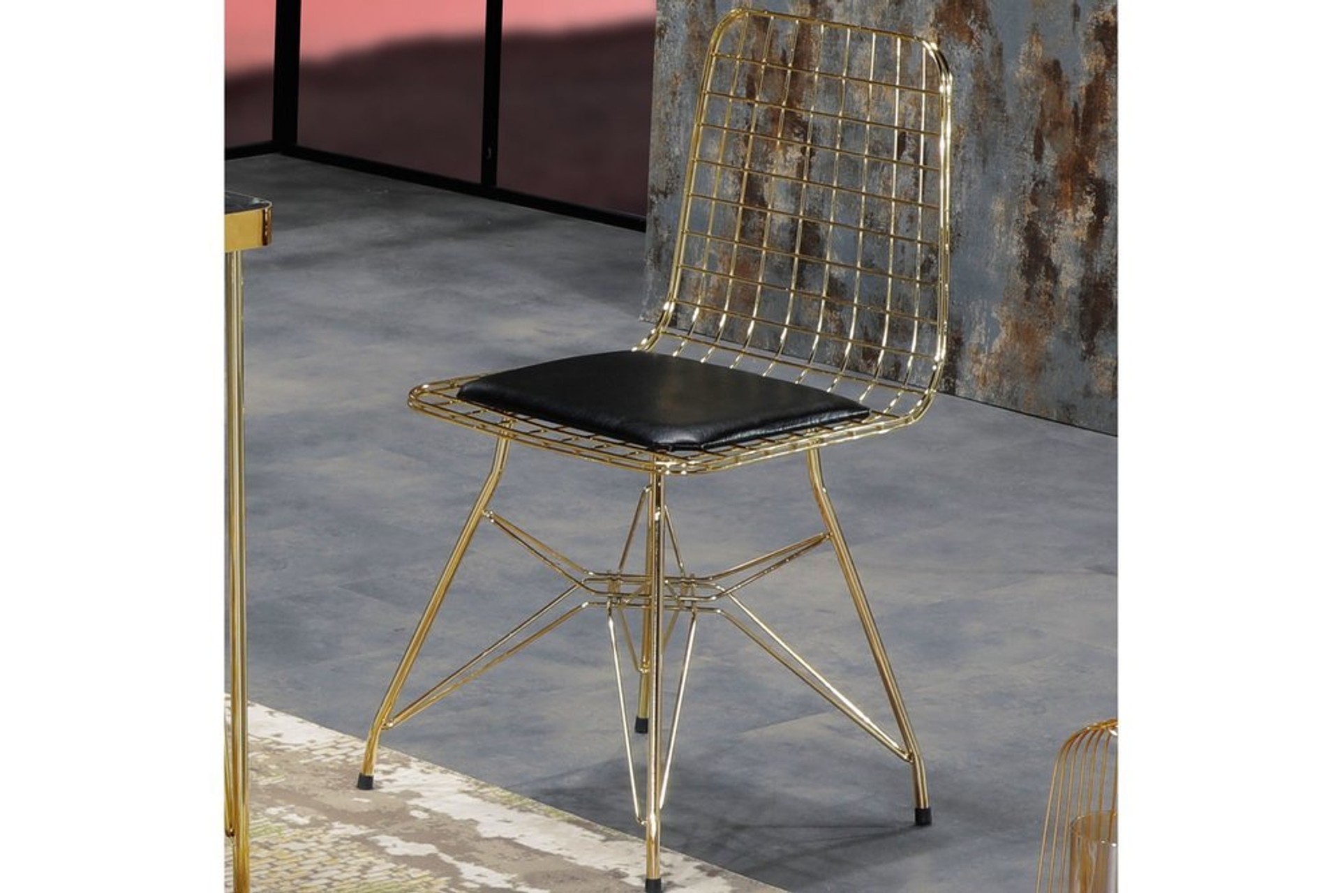 OLİNPA GOLD TEL SANDALYE GOLD MASA TAKIMI FİYATI Vivense OLİNPA GOLD TEL SANDALYE GOLD MASA TAKIMI FİYATI Vivense