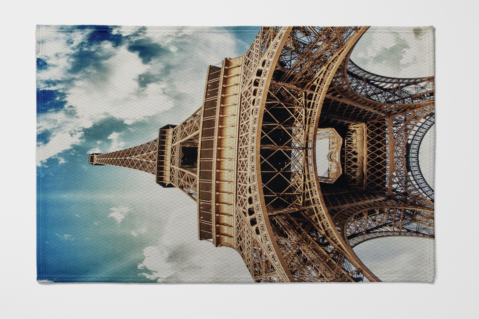 ELSE TURUNCU KIRMIZI KİLİM DESENLİ YATAK ÖRTÜSÜ TEK