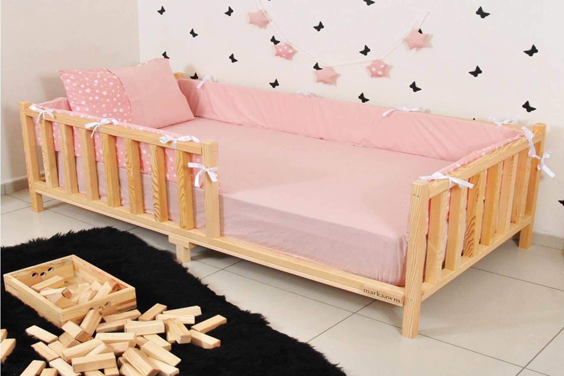 Markaawm Montessori Yatak Cocuk Dogal Cam Agacindan Nil Fiyati Vivense