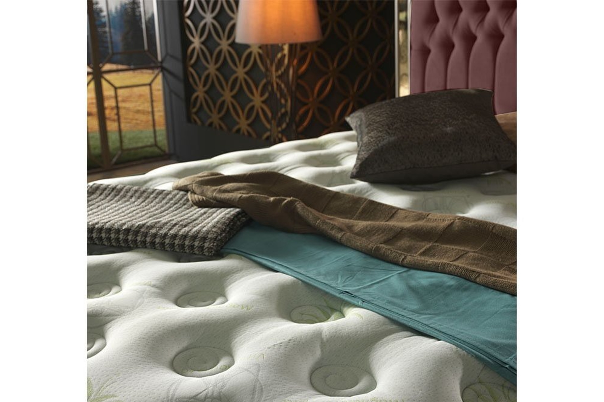 REİNA BORDO VARAGELE BAZA BAŞLIK YATAK SET 180X200 FİYATI