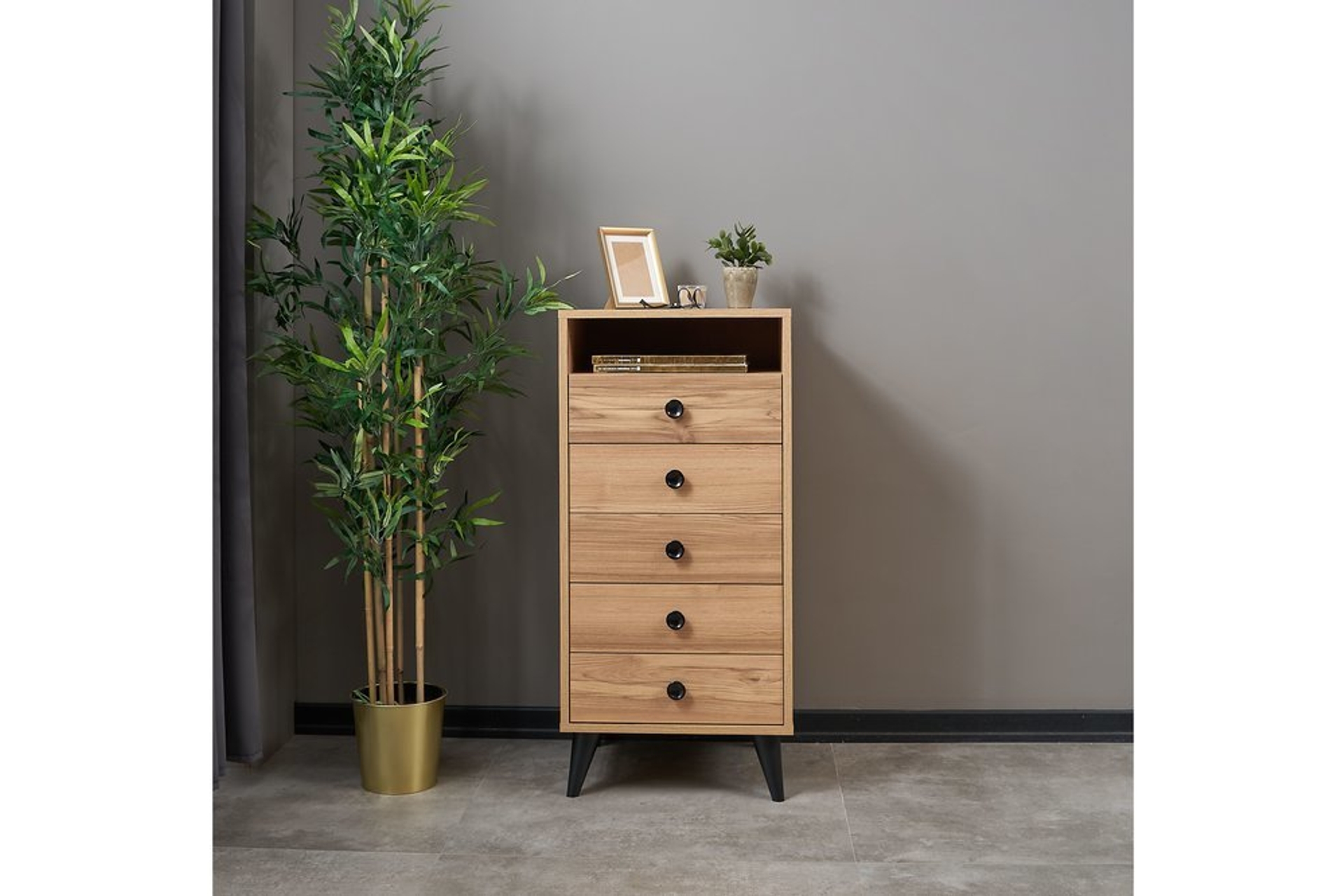Eti High Chest of Drawers Vivense London Eti High Chest of Drawers Vivense London