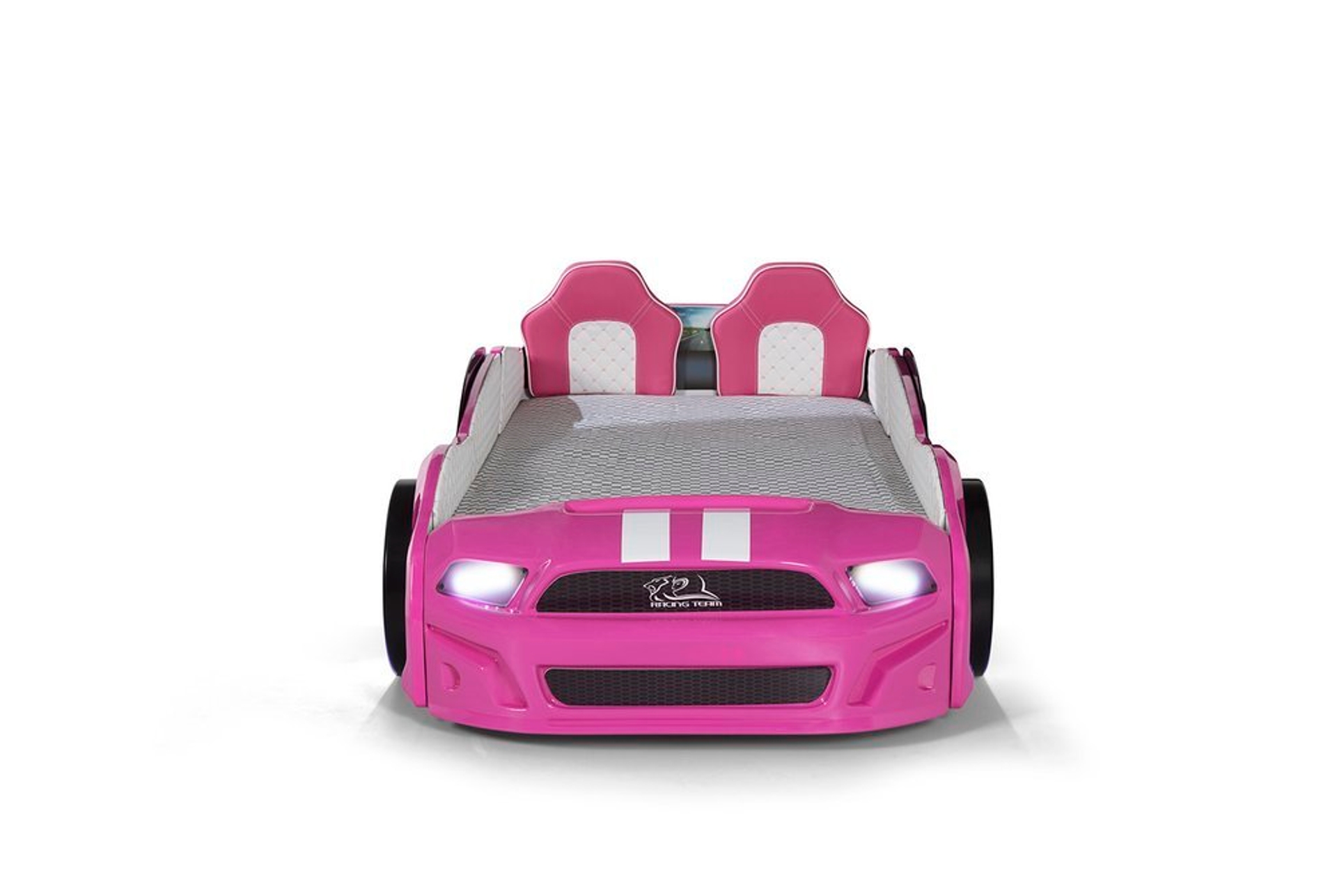 mustang arabali yatak kapilari acilan full ledli pembe fiyati vivense