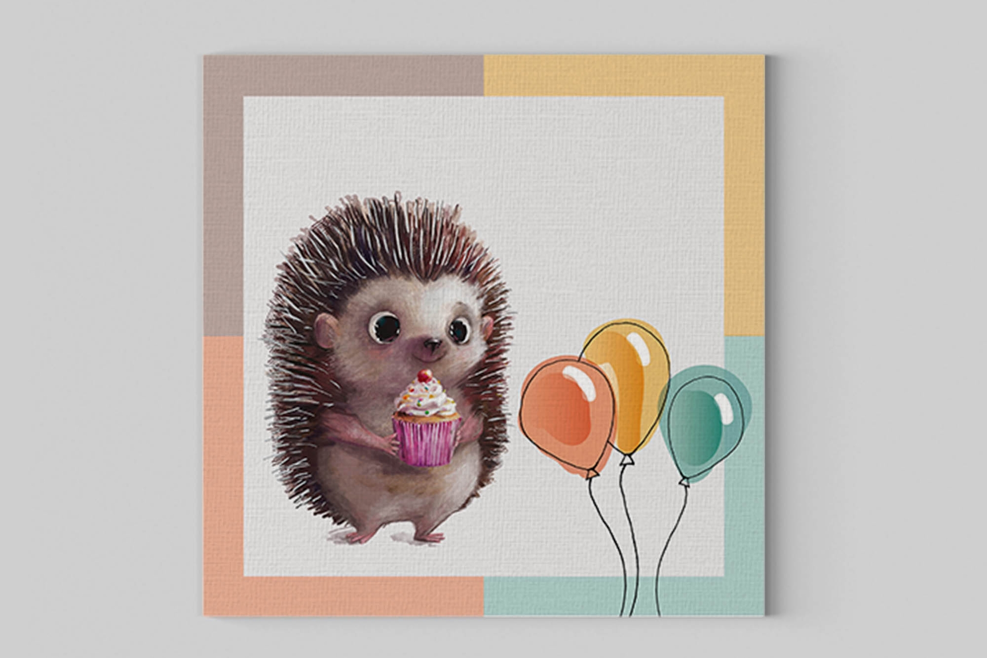 Hedgehog Kanvas Tablo -1