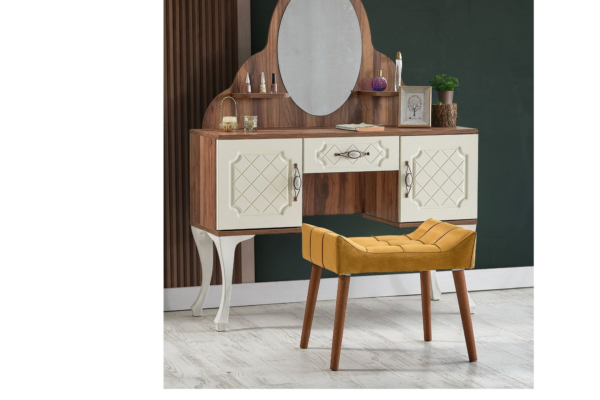 Tubihome New Cool Puf- Sarı -1