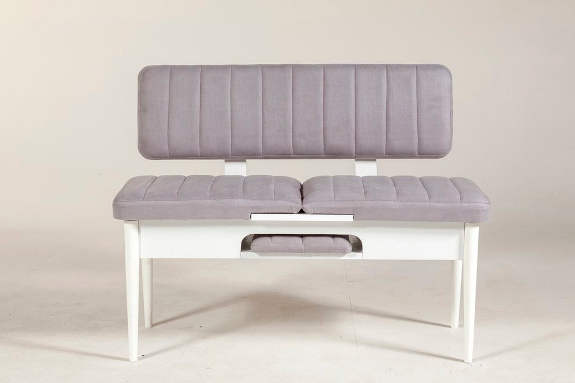 VİNA SIRTLI BENCH BEYAZ SOHO 0701
