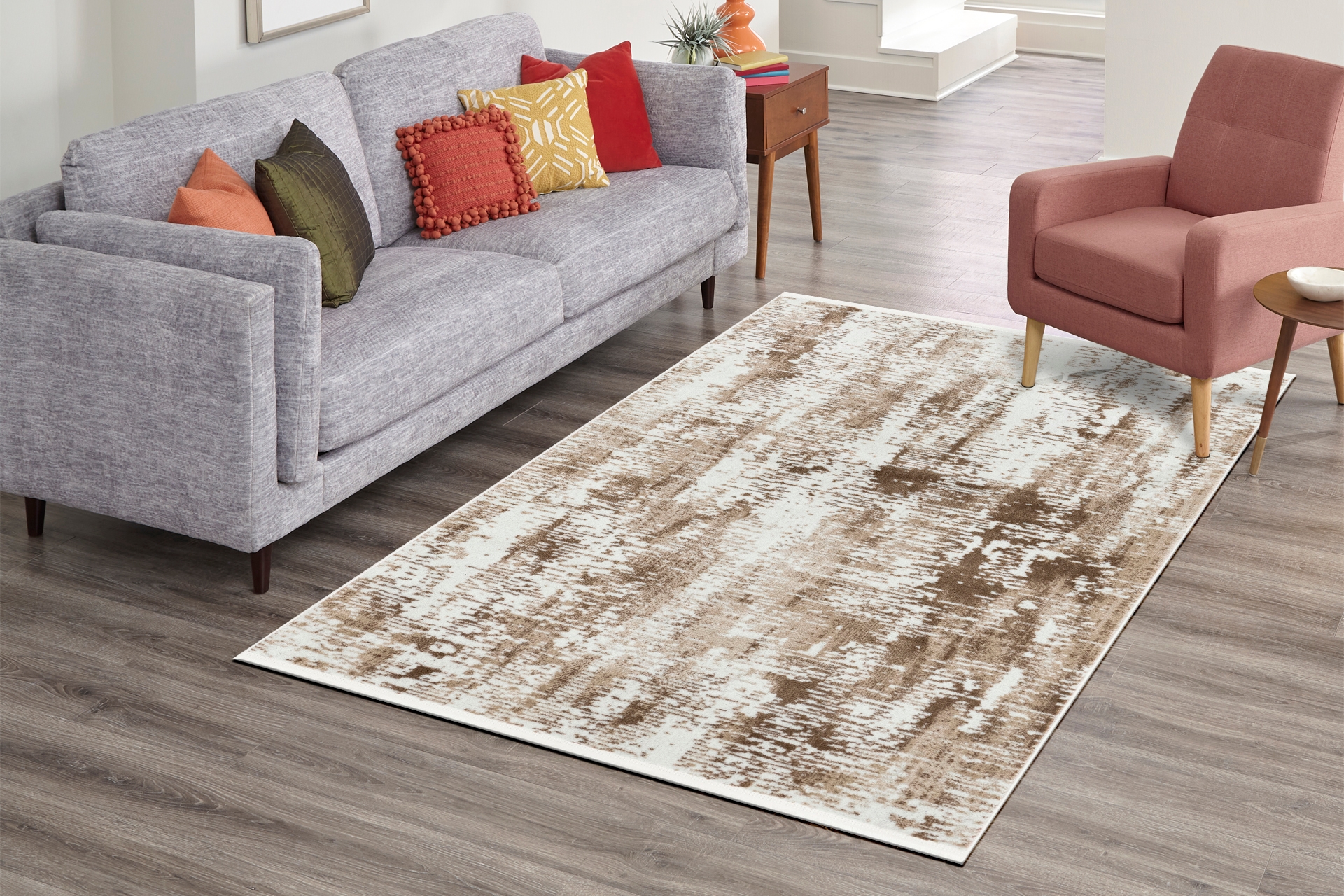 Life Makine Halısı 6030- Saçaklı- Bej- 200X300 -1