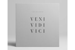 Veni Minimale Afbeelding Op Canvas, 70x70 cm