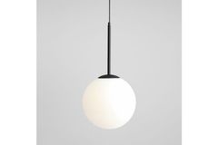 Giana Modernee Glazen Hanglamp, Zwart