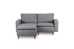 Pafu Lungo Mini-Hoekbank, Grijs