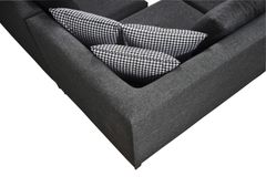 Masse Hoekbank Rechts, Antraciet