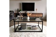 Astro Rectangle Coffee Table, Black