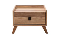 Emma Bedside Table, Walnut
