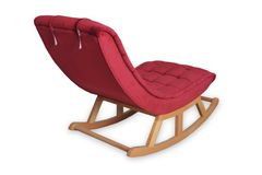 Asedia Maeve Schommelstoel, Fuchsia & Natuurlijke Kleur