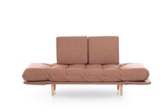 Futon Nina 2-Zitsbank, Lichtbruin