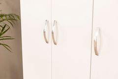 Home Kledingkast met 3 Deuren en 2 Lades