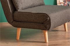 Pafu Folde Opklapbare Fauteuil, Donkergrijs