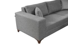 Masse Hoekbank Rechts, Grijs