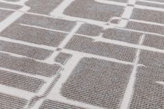 Nishi Machinetapijt, 80x150 cm, Grijs