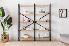 Hundstod 5-Tier Bookcase, 150 cm, Oak