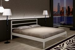 Vigo Bedframe, 150x200 cm, Wit