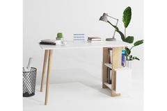 Lagomood Side Bureau, Wit en Eik