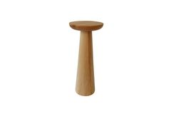 Tucas Home Mushroom Bijzettafel, 40 cm, Natuurlijke Kleur
