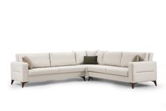 Kristal Hoekbank, Beige