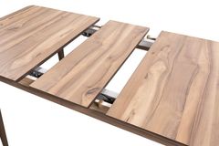 Volterra 4-6 Seat Extendable Dining Table, Wood