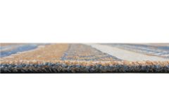 Moretti Turijn Tapijt, 77x300 cm, Bruin en Blauw