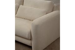 Lilly Hoekbank Links met Lont, Wit